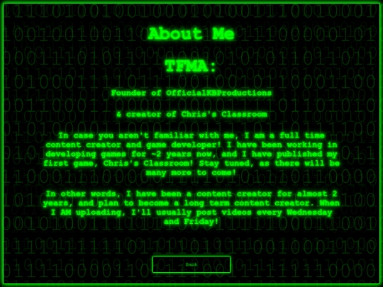 pages/aboutme screenshot