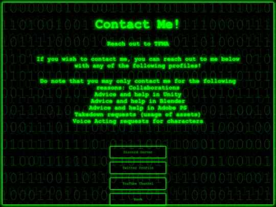 pages/contact screenshot