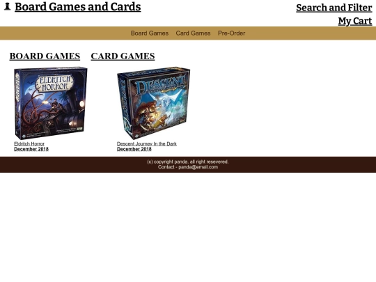 PreorderBoard screenshot