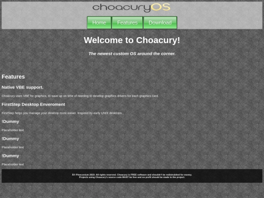 choacury/features screenshot