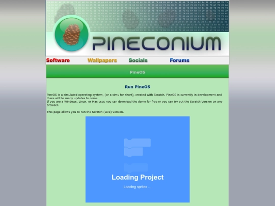 pineos screenshot