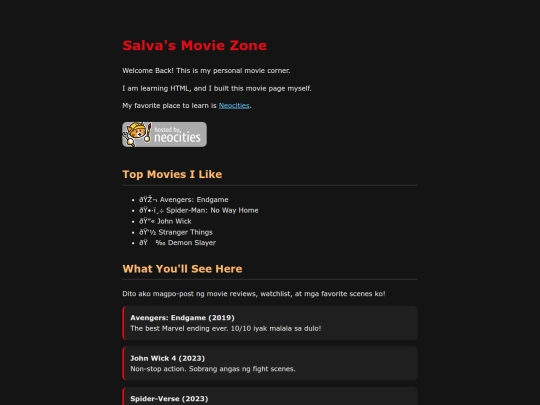 index screenshot