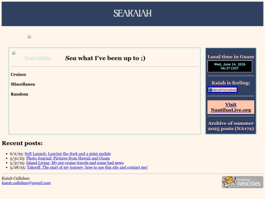 NA172/2025_homepage_archive screenshot