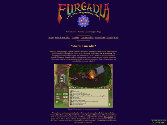 shrines/Furcadia/about screenshot