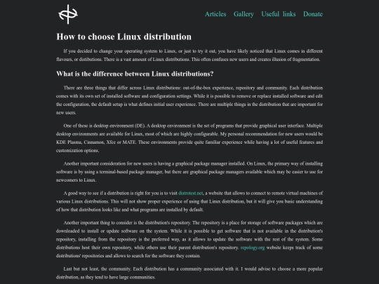 distribution screenshot