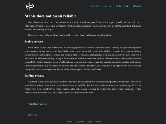 stable screenshot