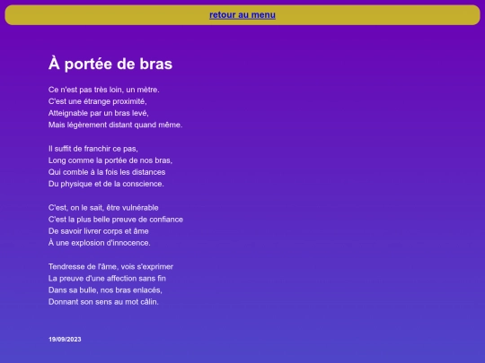 contenu/À portée de bras screenshot
