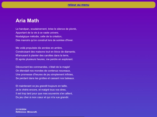 contenu/Aria Math screenshot