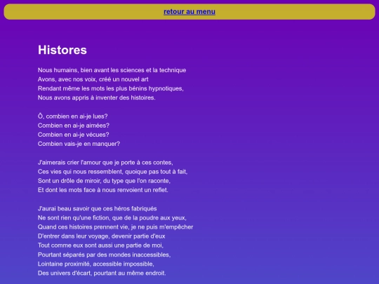 contenu/Histoires screenshot