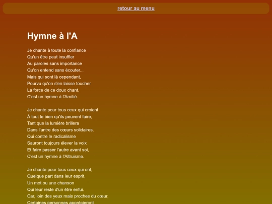 contenu/Hymne à l'A screenshot