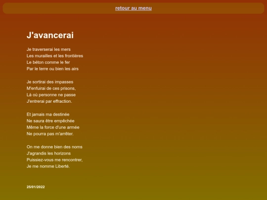 contenu/J'avancerai screenshot