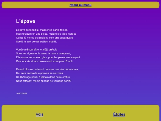 contenu/L'épave screenshot