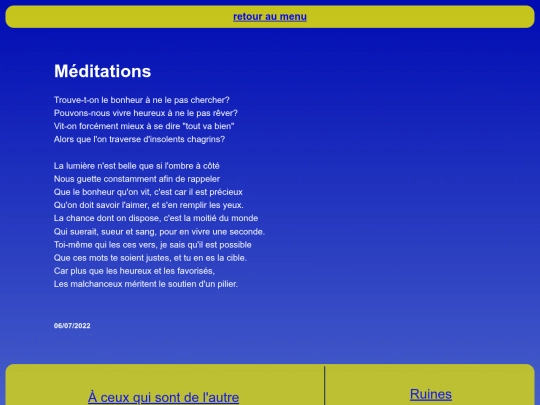 contenu/Méditations screenshot