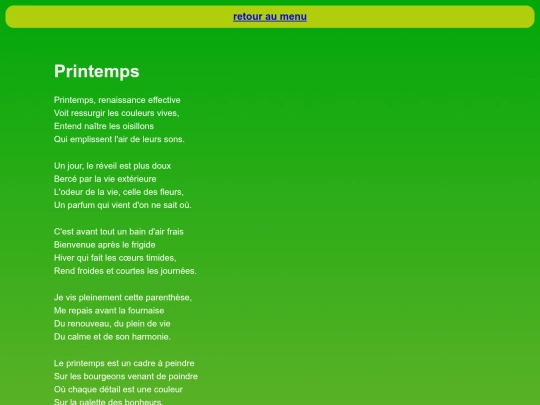 contenu/Printemps screenshot