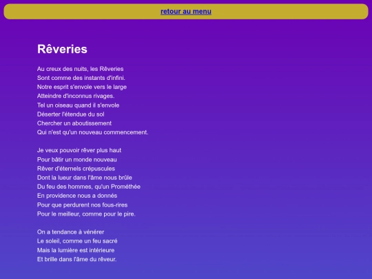 contenu/Rêveries screenshot