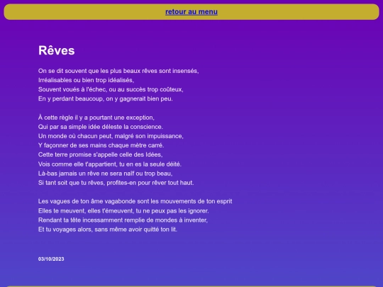 contenu/Rêves screenshot