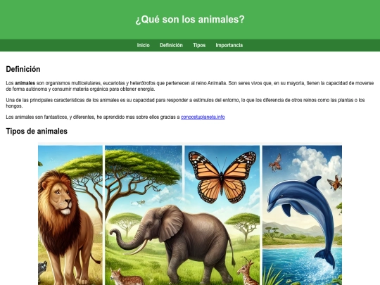 que-son-los-animales screenshot