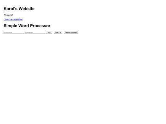 Site screenshot