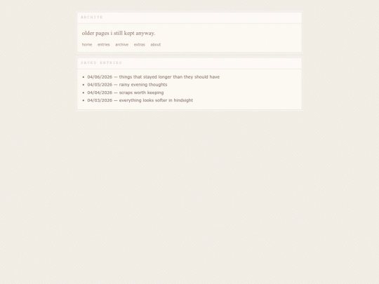 archive screenshot