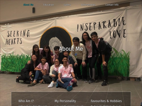 aboutme screenshot