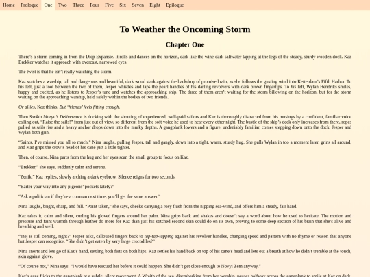 fanfic/twos_1 screenshot