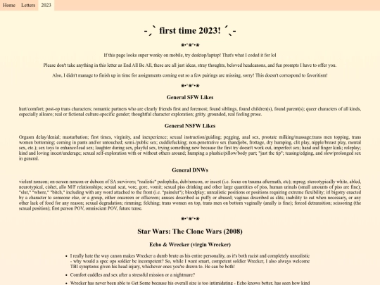 letters/firsttime23 screenshot