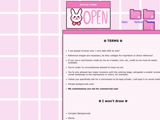 terms screenshot
