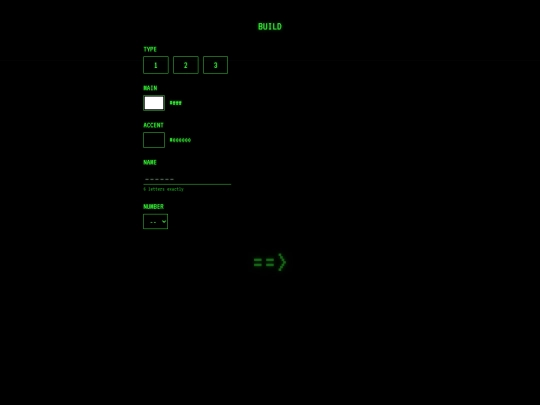 build screenshot