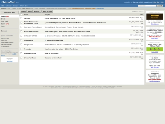chiron.mail screenshot