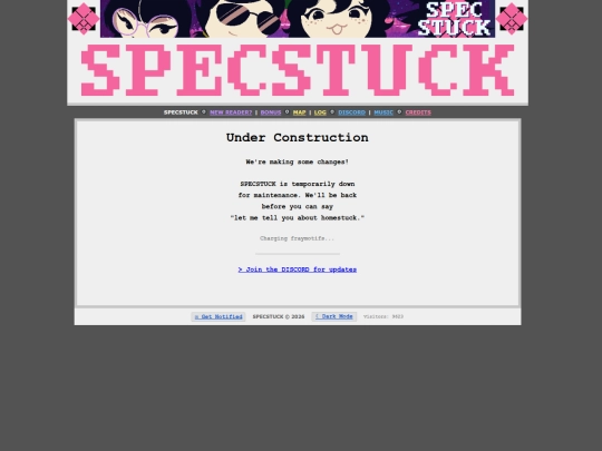 maintenance screenshot
