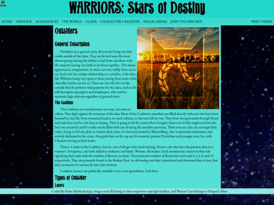 clans/outsiders screenshot