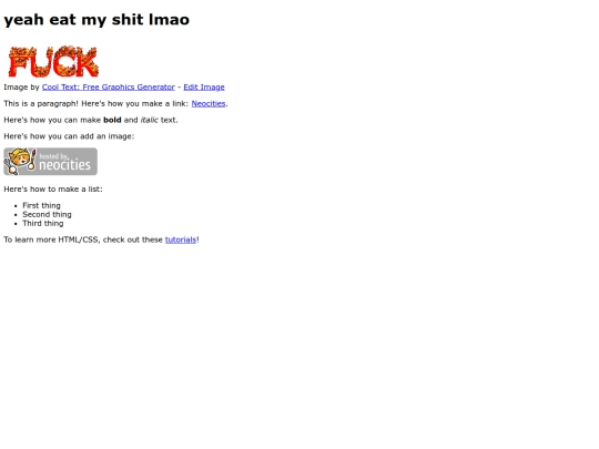 index screenshot
