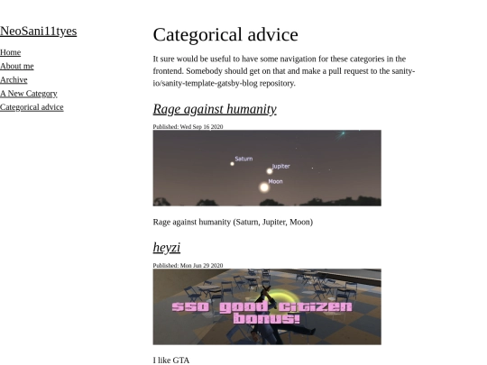 categories/categorical-advice screenshot
