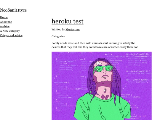 posts/heroku-test screenshot