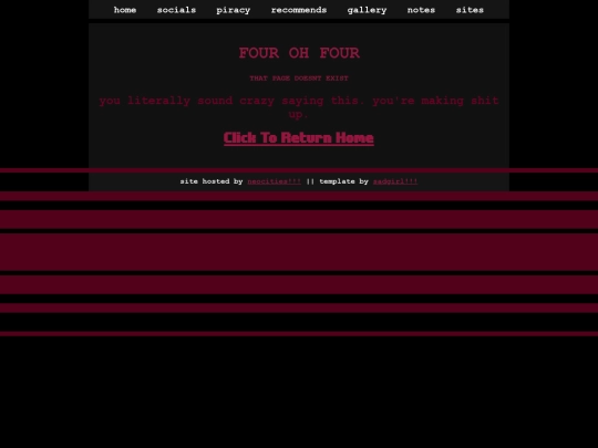 not_found screenshot