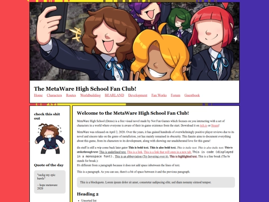 index screenshot