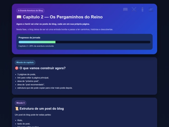 aprendendoblogs/capitulo2 screenshot