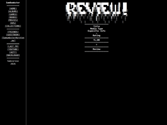 reviews/template screenshot