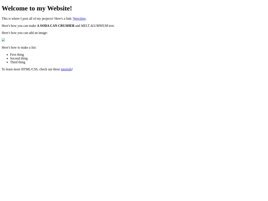 index screenshot