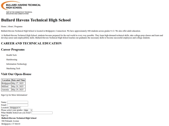 Web-Design/1-HTML/BullardOpenHouse screenshot