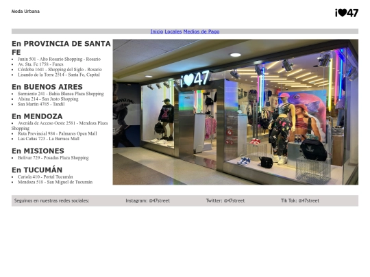Locales screenshot