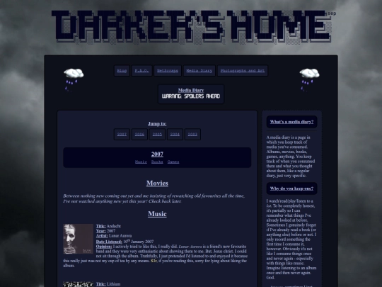 here/media-diary screenshot
