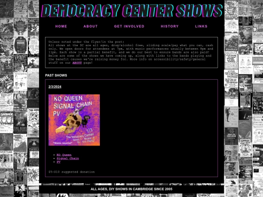 history/archive screenshot
