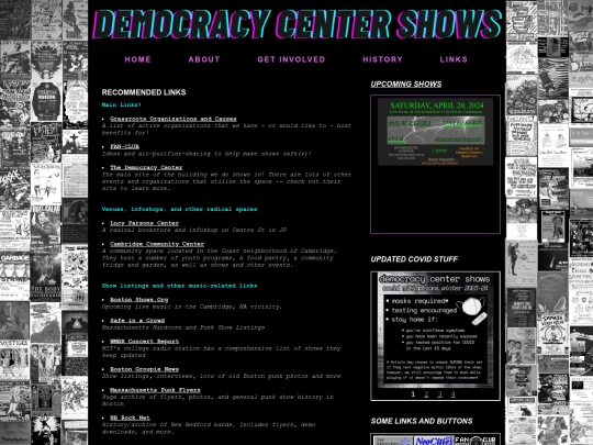 links screenshot
