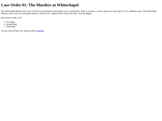index screenshot