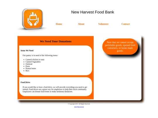 New Harvest Food Bank 03 screenshot