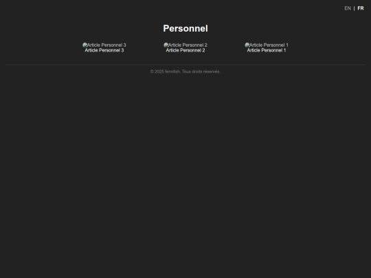 fr/personnel screenshot