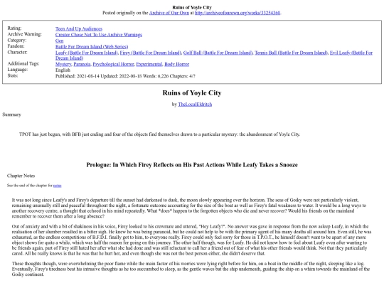 writings/Ruins of Yoyle City screenshot