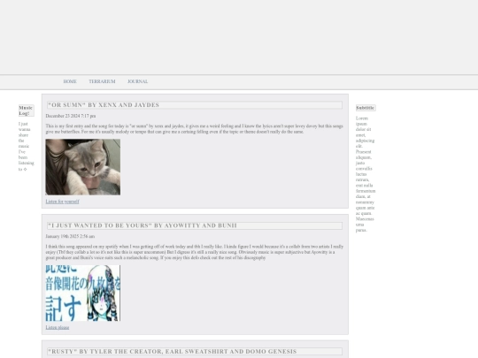 MUSIC LOG screenshot