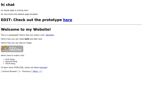 archive/Version0 screenshot